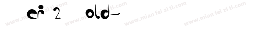 UWHeiS2T Bold字体转换